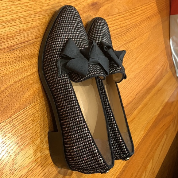 Browns couture sparkly suede shoes with bow - Picture 2 of 8